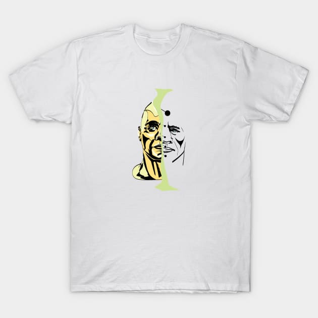 face of man T-Shirt by ElArrogante